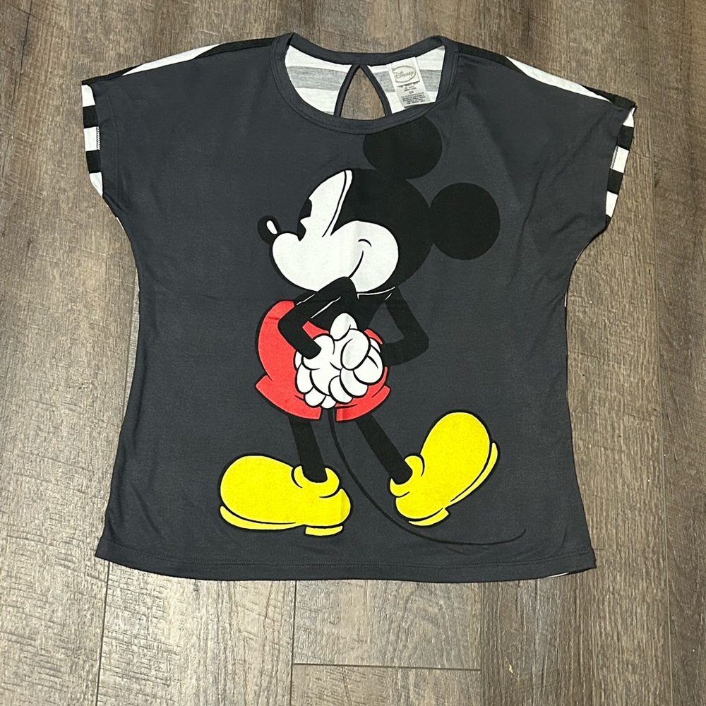 Disney Mickey Mouse striped back tshirt